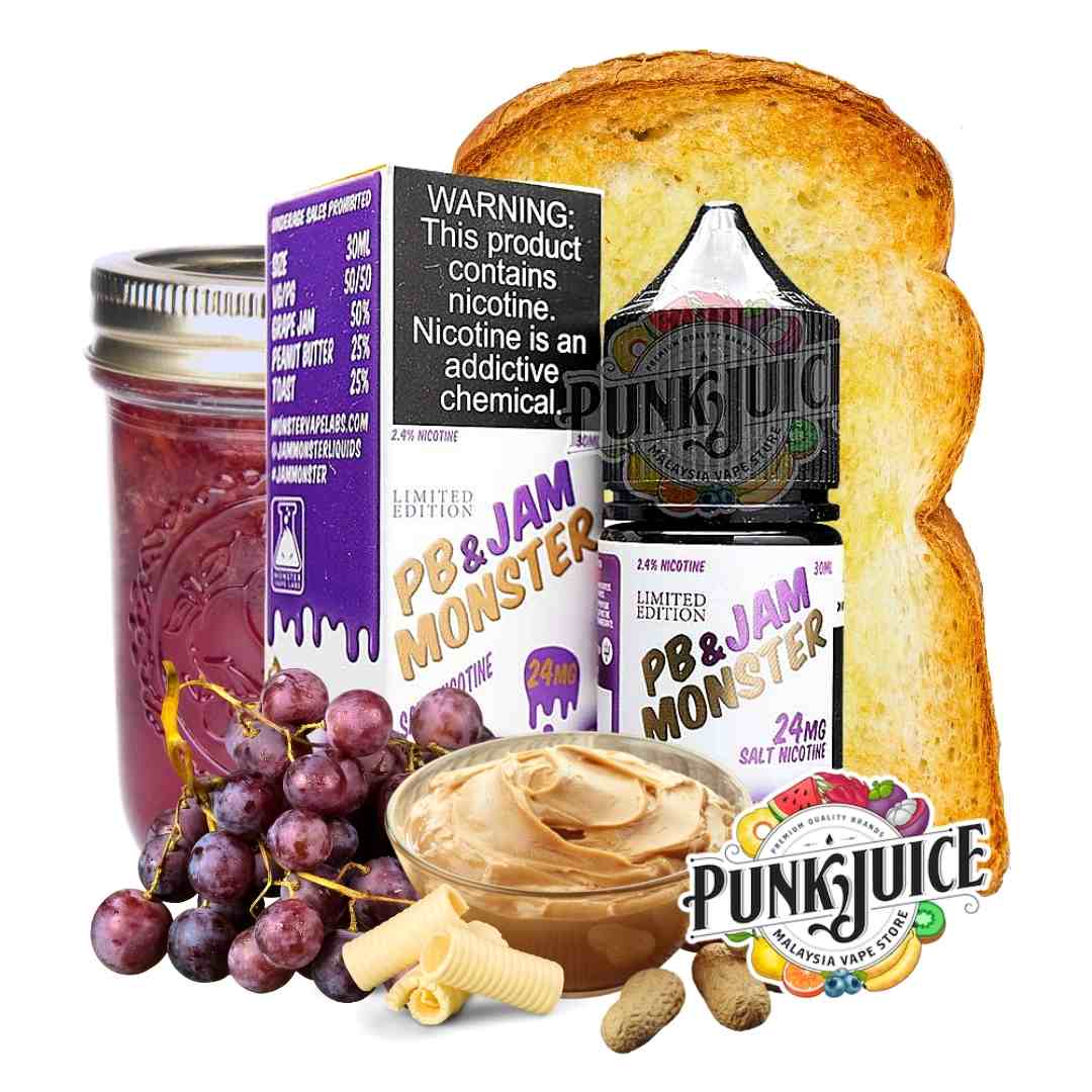 Jam Monster - PB & J Grape - Salt - 30ml