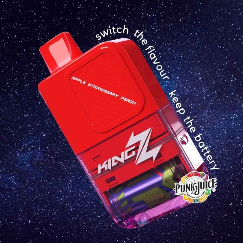 KING Z BY LOST VAPE 8,500 DISPOSABLE POD - switch the flavour but keep the battery