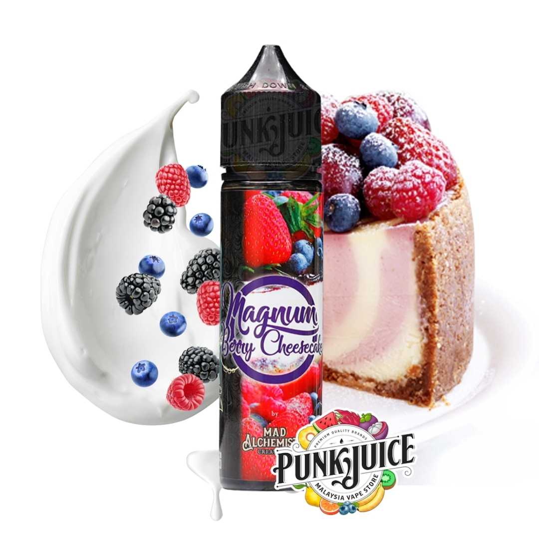 Mad Alchemists - Magnum Berry Cheesecake - 60ml Punk Juice Vape Store Mad Alchemists - Magnum Berry Cheesecake - 60ml Punk Juice Vape Store