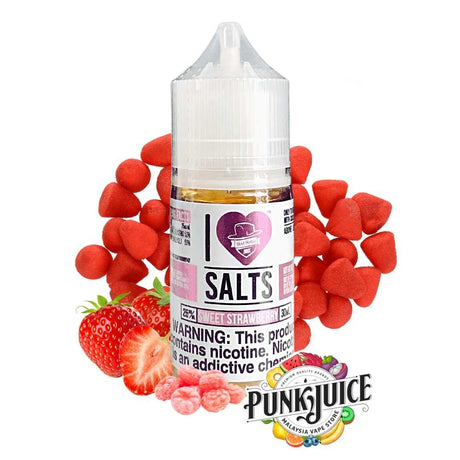 Mad Hatter - I Love Salts Sweet Strawberry (formerly Strawberry Candy) - Salt - 30ml