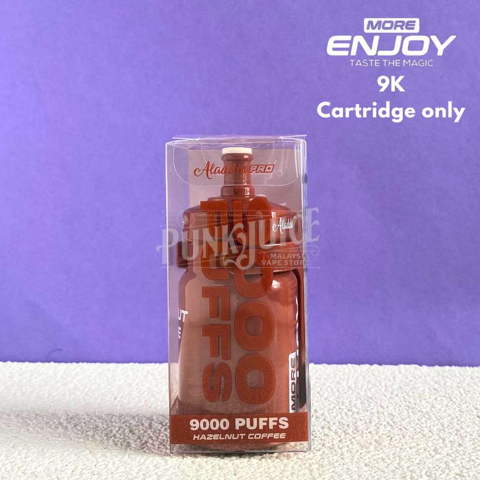 Aladdin Pro MORE Enjoy 9000 Disposable Pod - Hazelnut Coffee Cartridge
