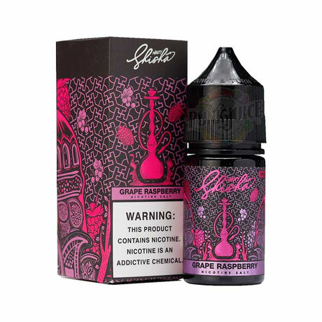 Nasty Shisha Salt Grape Raspberry 30ml box and bottle