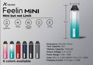 Nevoks Feelin Mini Pod Kit (free 10ml salt included)