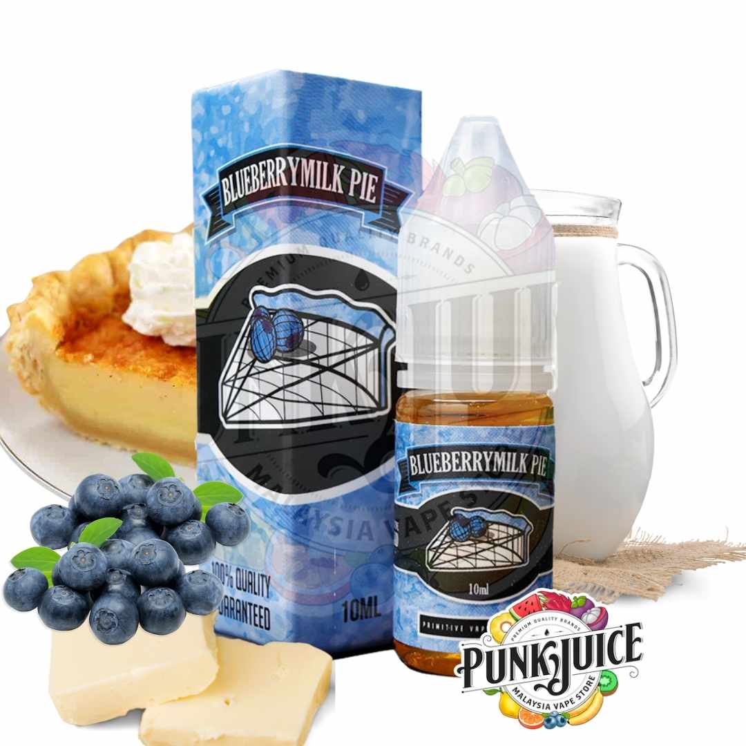Primitive Vapor Blueberry Milk Pie Salt - Punk Juice Vape Store Primitive Vapor Blueberry Milk Pie Salt - Punk Juice Vape Store