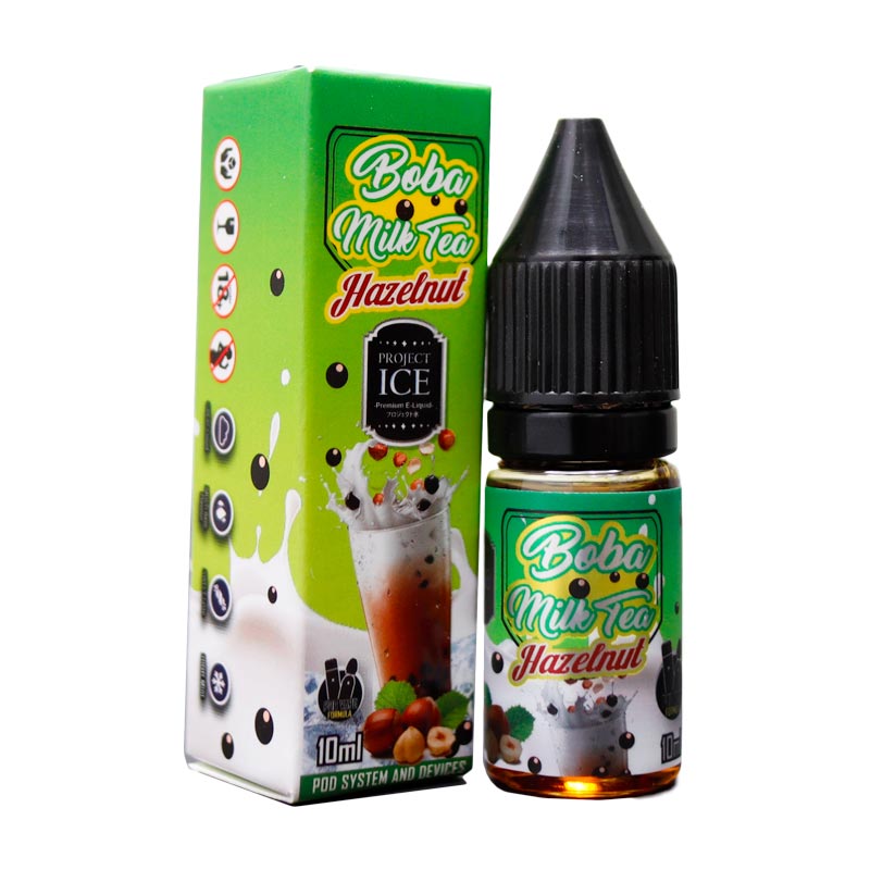 Project Ice Boba Milk Tea Hazelnut Salt-Punk Juice Vape Store