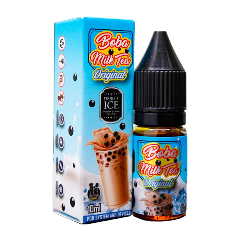 Project Ice Boba Milk Tea Original Salt-Punk Juice Vape Store