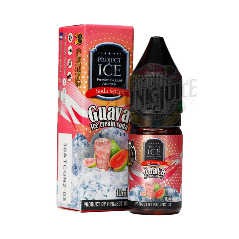 Project Ice Salt - Guava Ice Cream Soda 10ml bottle