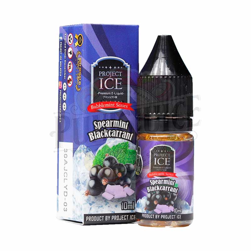 Project Ice - Spearmint Blackcurrant - Salt - 10ml  Punk Juice Vape Store