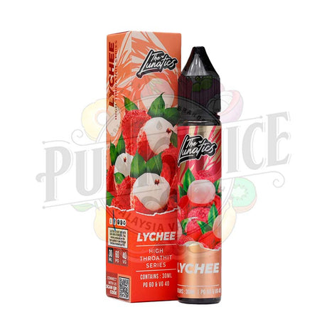 The Lunatics HTPC Lychee 30ml box and bottle