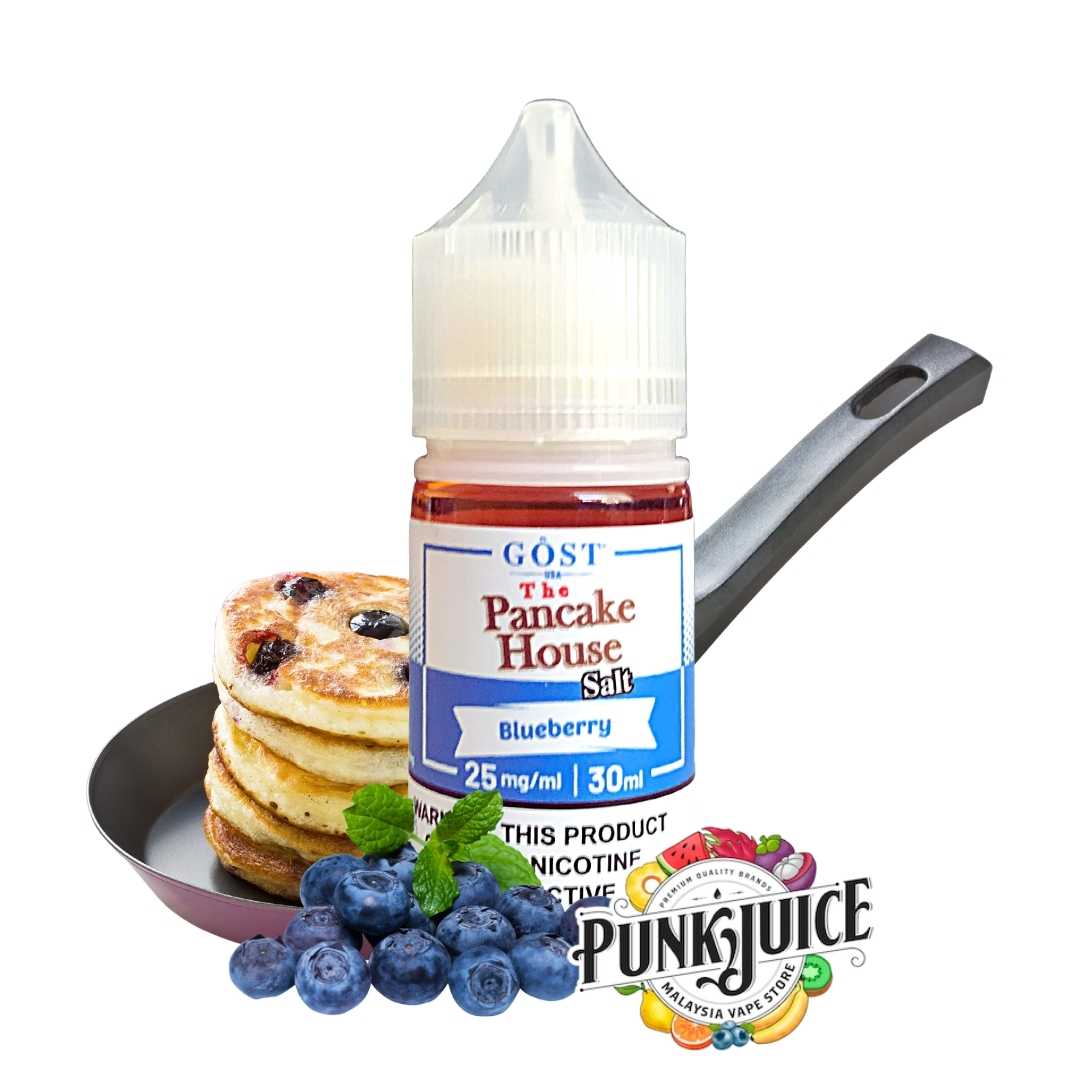 The Pancake House Salts by Gost Vapor - Blueberry - Salt - 30ml