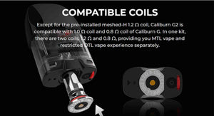 UWELL CALIBURN G2 18w POD STARTER KIT