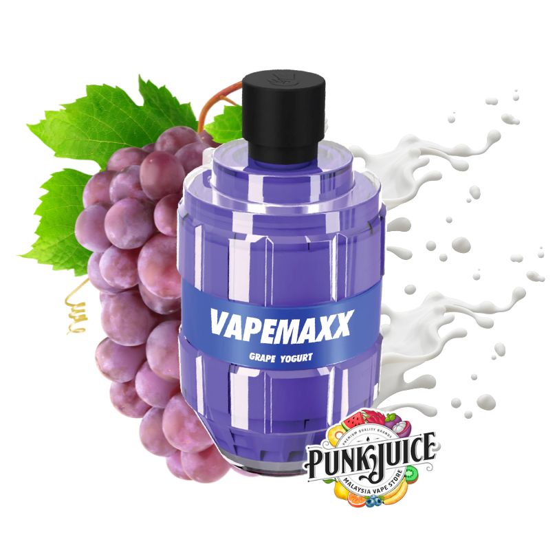 Vault Vape Vapemaxx 12,000 (12k) Disposable Pod - Grape Yogurt