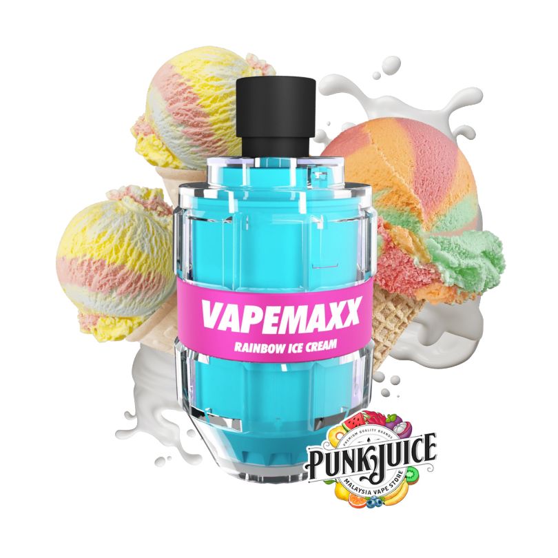 Vault Vape Vapemaxx 12,000 (12k) Disposable Pod - Rainbow Ice Cream