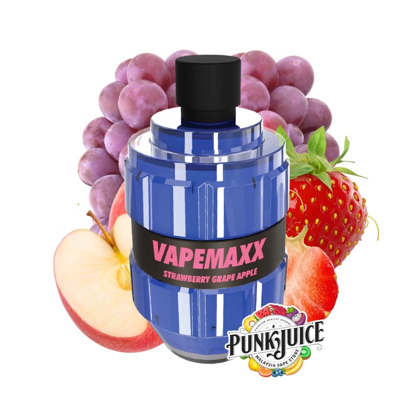 Vault Vape Vapemaxx 12,000 (12k) Disposable Pod - Strawberry Grape Apple