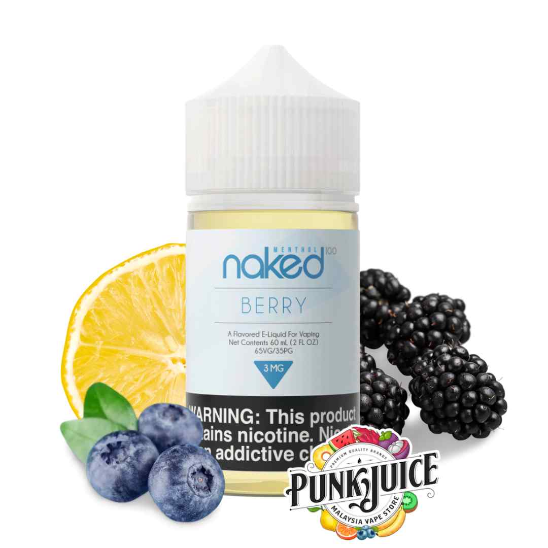 Naked 100 - Berry (formerly Very Cool) Menthol Series - 60ml