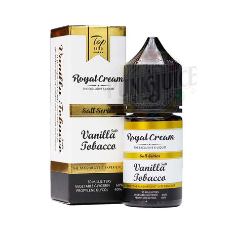 Royal Cream Vanilla Tobacco Salt 30ml box and bottle